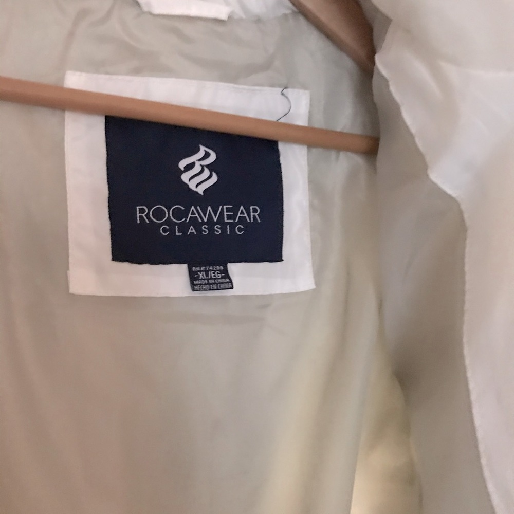 Rocawear White Long puffer coat